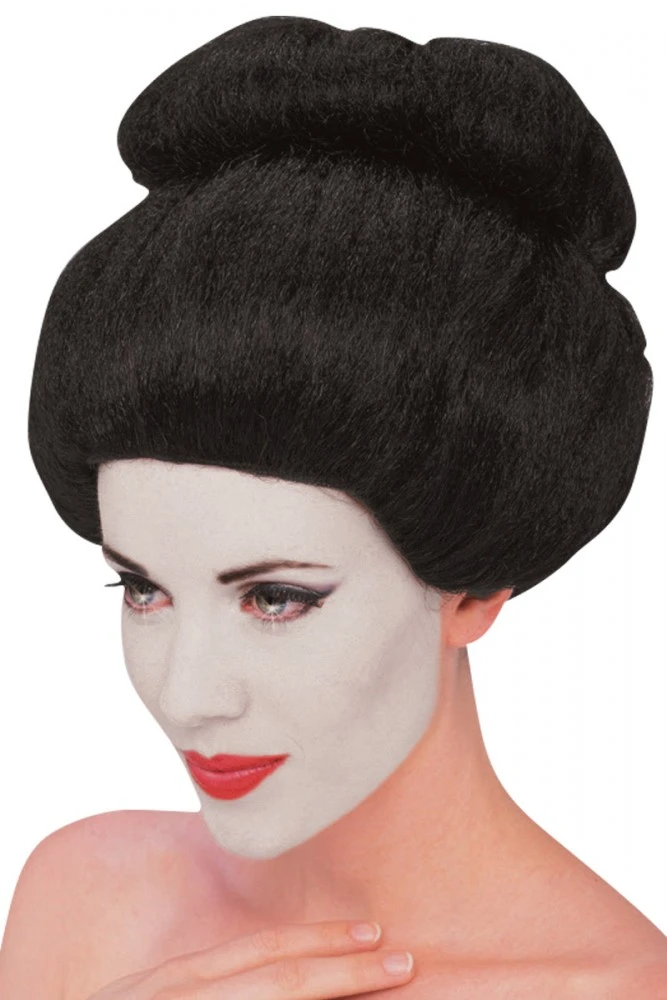 GEISHA WIG - BLACK 3 GEISHA WIG - BLACK