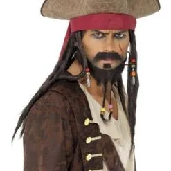 PIRATES OF THE CARIBBEAN DREADLOCKS & HAT - ADULT