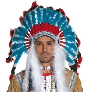 INDIAN CHIEF HEADDRESS 3 INDIAN CHIEF HEADDRESS