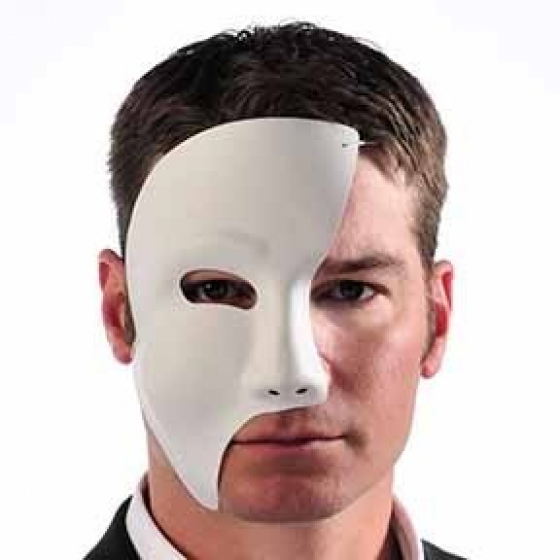 MASK - PHANTOM OF THE OPERA - WHITE 3 MASK - PHANTOM OF THE OPERA - WHITE