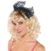 1980'S LACE BOW HEADBAND - MADONNA STYLE -Wigs for Fancy Dress Sales Shop 38310 843515 1 3 560