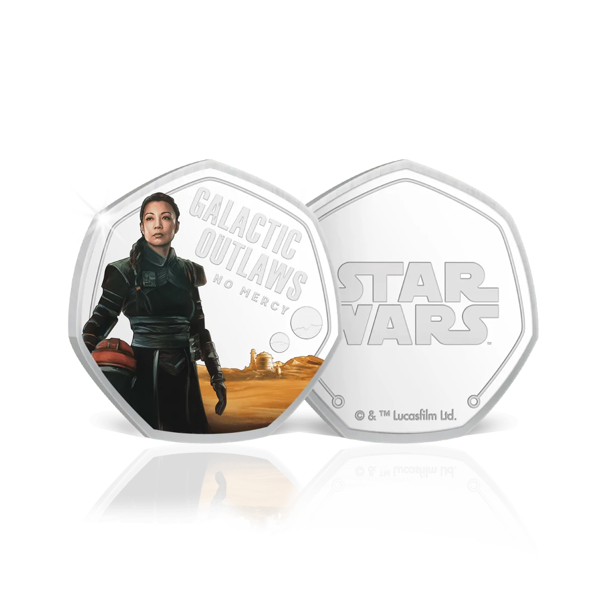 Star Wars: The Mandalorian The Book Of Boba Fett Commemorative Coin Boxset 7 Star Wars: The Mandalorian The Book Of Boba Fett Commemorative Coin Boxset - Image 5
