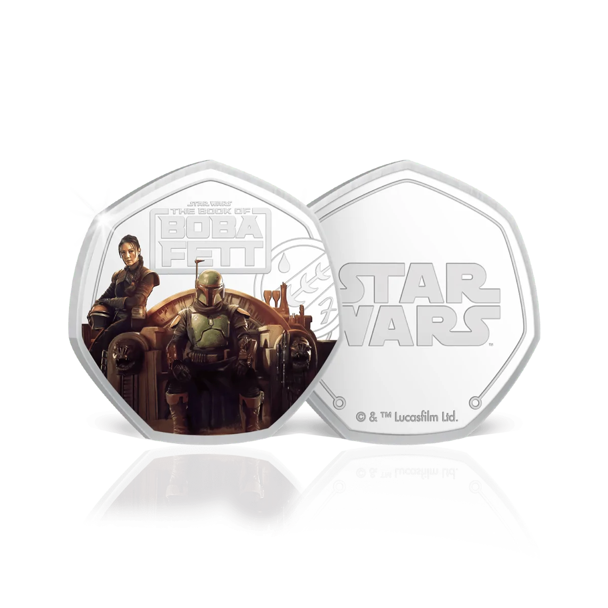 Star Wars: The Mandalorian The Book Of Boba Fett Commemorative Coin Boxset 6 Star Wars: The Mandalorian The Book Of Boba Fett Commemorative Coin Boxset - Image 4