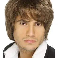 BOY BAND STREET BROWN WIG
