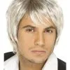 BOY BAND STREET BLONDE STREAKED WIG 1 BOY BAND STREET BLONDE STREAKED WIG -Wigs for Fancy Dress Sales Shop 42070