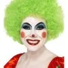 CURLY CLOWN WIG - GREEN