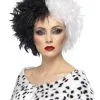 CRUELLA DE VILLE WIG BLACK AND WHITE 2 CRUELLA DE VILLE WIG BLACK AND WHITE -Wigs for Fancy Dress Sales Shop 42117 0
