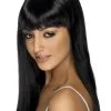 BLACK LONG MYSTIQUE GLAMOUR WIG 2 BLACK LONG MYSTIQUE GLAMOUR WIG -Wigs for Fancy Dress Sales Shop 42153 0