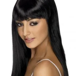 BLACK LONG MYSTIQUE GLAMOUR WIG