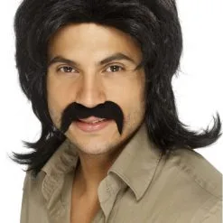 COOL 70'S GUY BLACK WIG