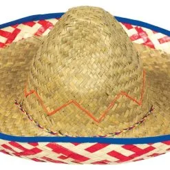 MEXICAN SOMBRERO - PATTERNED 7 MEXICAN SOMBRERO - PATTERNED -Wigs for Fancy Dress Sales Shop 46993 250665 1 3 800