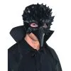 MASK - BLACK CROW FEATHERED MASK