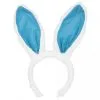 BUNNY EARS ON A HEADBAND BLUE & WHITE 2 BUNNY EARS ON A HEADBAND BLUE & WHITE -Wigs for Fancy Dress Sales Shop 52256 395456 1 3 560