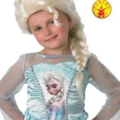 ELSA WHITE PLAIT CHILD WIG