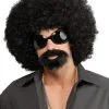 AFRO DISGUISE WIG - GLASSES, BEARD AND MOUSTACHE KIT 2 AFRO DISGUISE WIG - GLASSES, BEARD AND MOUSTACHE KIT -Wigs for Fancy Dress Sales Shop 61397 afro