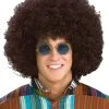 AFRO WIG - BROWN SUPER SIZE -Wigs for Fancy Dress Sales Shop 61839 afro
