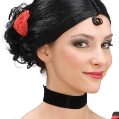 SPANISH SENORITA BLACK WIG