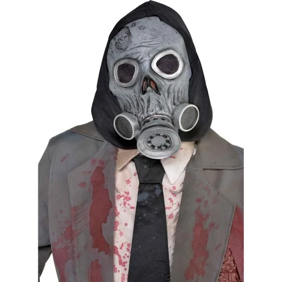 ZOMBIE HOODED GAS MASK 3 ZOMBIE HOODED GAS MASK