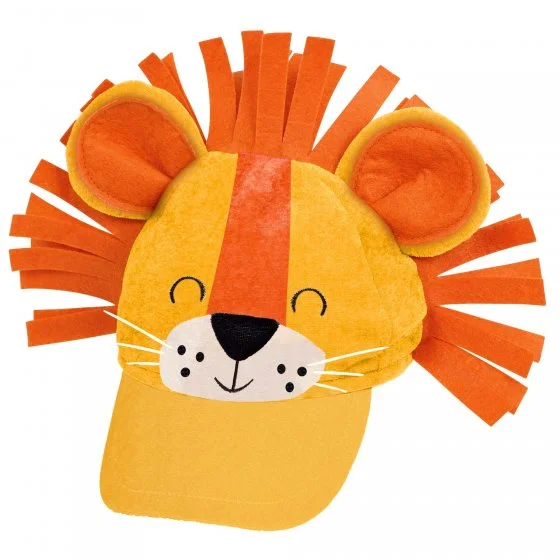 GET WILD JUNGLE DELUXE LION FABRIC HAT 3 GET WILD JUNGLE DELUXE LION FABRIC HAT