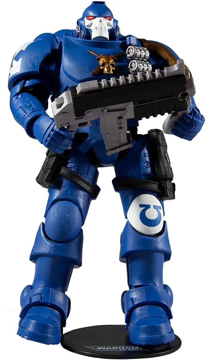 Warhammer 40,000 Space Marine Ultramarines Reiver W/ Bolt Carbine McFarlane Action Figure 4 Warhammer 40,000 Space Marine Ultramarines Reiver W/ Bolt Carbine McFarlane Action Figure - Image 3