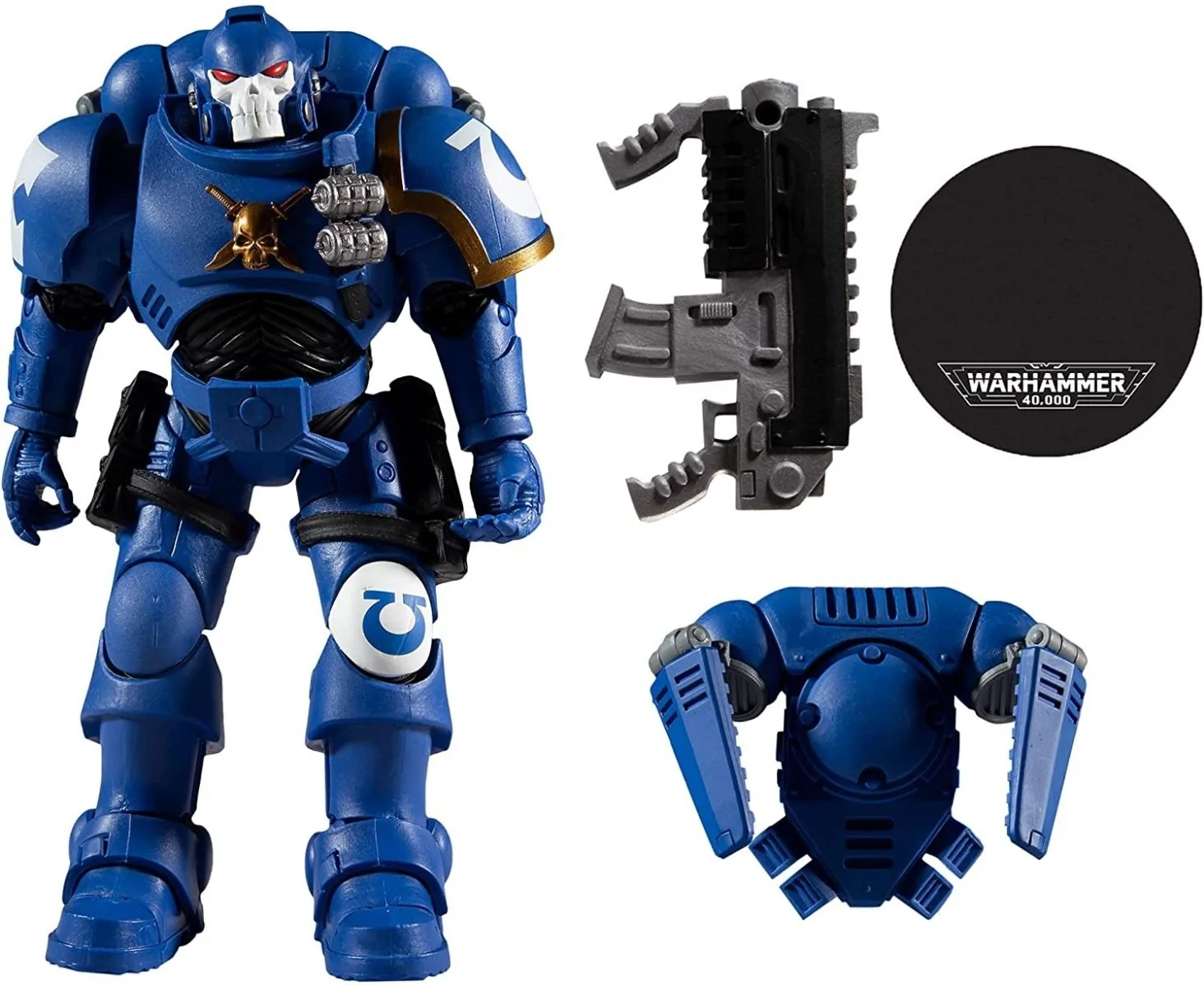 Warhammer 40,000 Space Marine Ultramarines Reiver W/ Bolt Carbine McFarlane Action Figure 2 Warhammer 40,000 Space Marine Ultramarines Reiver W/ Bolt Carbine McFarlane Action Figure
