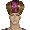 SULTAN HAT SHIMMERY PURPLE & GOLD 2 SULTAN HAT SHIMMERY PURPLE & GOLD -Wigs for Fancy Dress Sales Shop 90108Sultanhat
