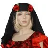 SPANISH SENORITA BLACK LACE PILL BOX HAT & VEIL