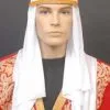 ARABIAN NIGHTS WHITE SCARF & HAT -Wigs for Fancy Dress Sales Shop Arabianhat