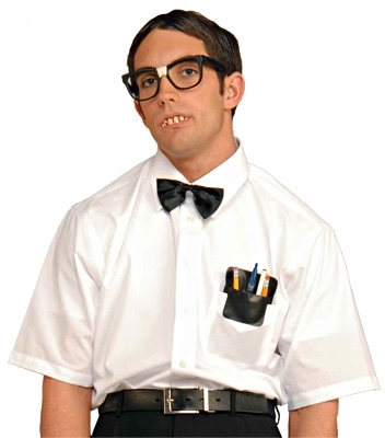 NERD GLASSES, BOW TIE & PEN HOLDER KIT 3 NERD GLASSES, BOW TIE & PEN HOLDER KIT