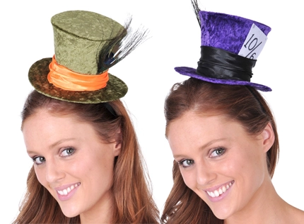 MINI MAD HATTER HEAD BAND/FACINATOR 3 MINI MAD HATTER HEAD BAND/FACINATOR