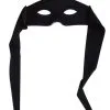 MASK - ZORRO WITH TIES -Wigs for Fancy Dress Sales Shop NFP11720Zorro20Large