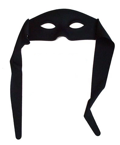 MASK - ZORRO WITH TIES 3 MASK - ZORRO WITH TIES