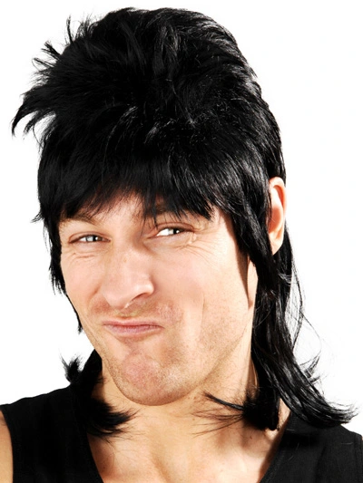 WIG - DAZZA MULLET BLACK 3 WIG - DAZZA MULLET BLACK