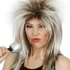 BLONDE ROCK GOD MULLET WIG -Wigs for Fancy Dress Sales Shop NZ4912 rock god wig