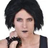 EMO ROBERT BLACK GOTHIC WIG -Wigs for Fancy Dress Sales Shop NZ7032 emo wig