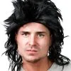 MULLET WIG - BLACK SPIKEY