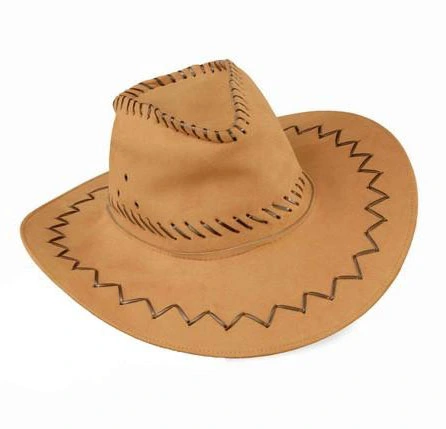 COWBOY HAT - TAN SUEDE TYPE 3 COWBOY HAT - TAN SUEDE TYPE
