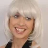 CHARLIE'S ANGEL WIG - WHITE BLONDE -Wigs for Fancy Dress Sales Shop W1032