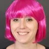 BOB WIG - PINK 1 BOB WIG - PINK -Wigs for Fancy Dress Sales Shop WM12PK
