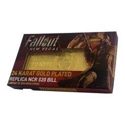 Fallout 24k Gold Plated Limited Edition Replica NCR $20 Bill 13 Fallout 24k Gold Plated Limited Edition Replica NCR $20 Bill -Wigs for Fancy Dress Sales Shop b flt45g box angle white