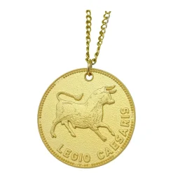 Fallout Limited Edition Replica Caesar's Legion Set 14 Fallout Limited Edition Replica Caesar's Legion Set -Wigs for Fancy Dress Sales Shop b fltcl necklace front white