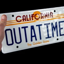 Back To The Future OUTATIME License Plate Replica -Wigs for Fancy Dress Sales Shop backtofuture outatime plate replica 14