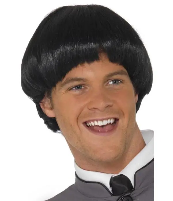 'BEATLES' TYPE WIG BOWL CUT TYPE - BLACK 3 'BEATLES' TYPE WIG BOWL CUT TYPE - BLACK