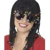 BRAIDED BLACK WIG WITH BEADS -Wigs for Fancy Dress Sales Shop black braided