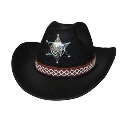 SHERIFF WESTERN COWBOY HAT - ADULT 4 SHERIFF WESTERN COWBOY HAT - ADULT - Image 2