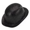 BOWLER HAT BLACK GLITTER 2 BOWLER HAT BLACK GLITTER -Wigs for Fancy Dress Sales Shop blackbowlers