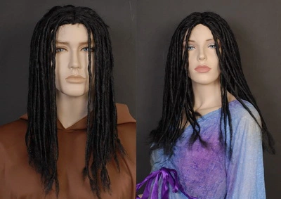 DREADLOCK WIG LONG BLACK 3 DREADLOCK WIG LONG BLACK