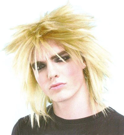 ROCK STAR MULLET WIG - BLONDE 3 ROCK STAR MULLET WIG - BLONDE