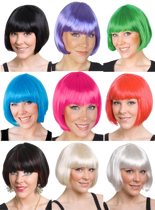 BOB WIG - PAIGE BOY STYLE WITH FRINGE 3 BOB WIG - PAIGE BOY STYLE WITH FRINGE