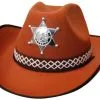 SHERIFF WESTERN COWBOY HAT - ADULT -Wigs for Fancy Dress Sales Shop brown feltex cowboy hat3